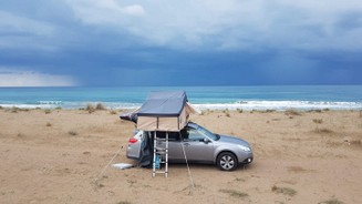 Dachzelt ABANICO Sierra auf Kombi